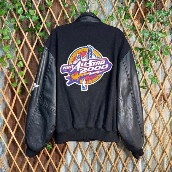 Vintage Y2K Carl Banks NBA AllStar game 00s letterman jacket - Picture 1 of 4